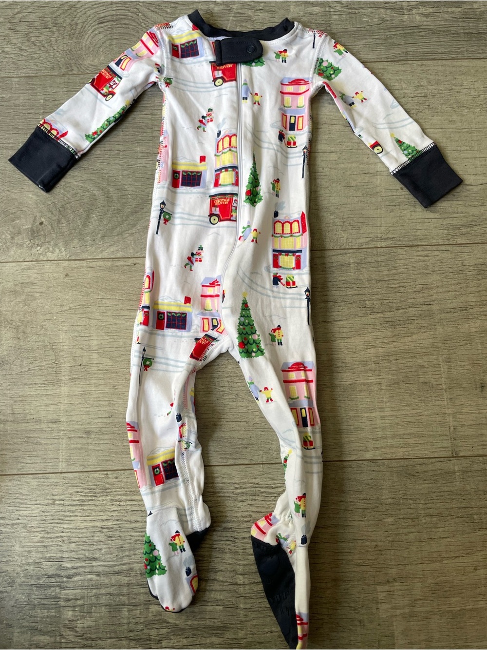 NWOT The Beaufort Bonnet Company Pima Cotton Christmas Zippy